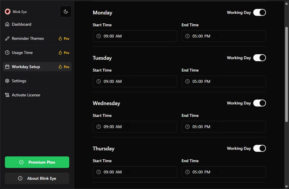 Workday Setup and Scheduling